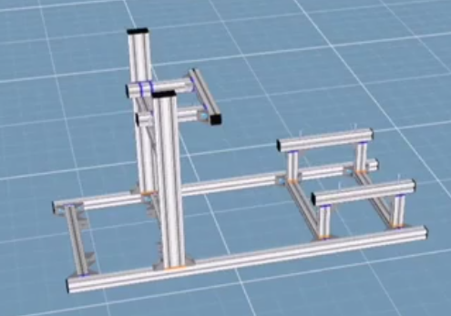 賽車(chē)支架3D圖